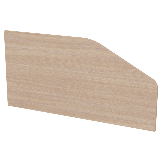 Перегородка для столов Э-31 цвет Дуб Молочный 90/25-45 см