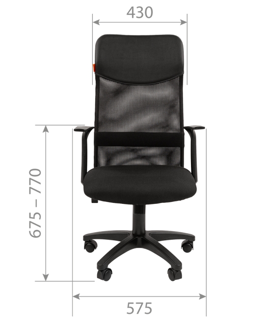 Офисное кресло премиум CHAIRMAN 610 LT