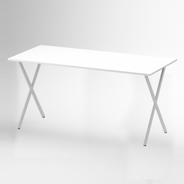 Стол на металлокаркасе СМХ-10 цвет Белый 160/73/76,7 см