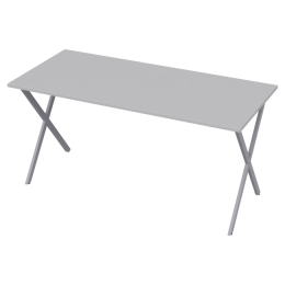 Стол на металлокаркасе СМХ-10 цвет Серый 160/73/76