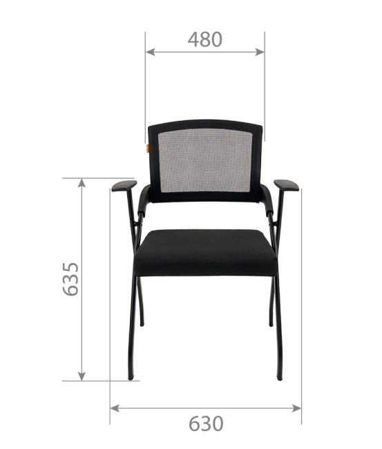 Кресло для посетителя CHAIRMAN NEXX черный