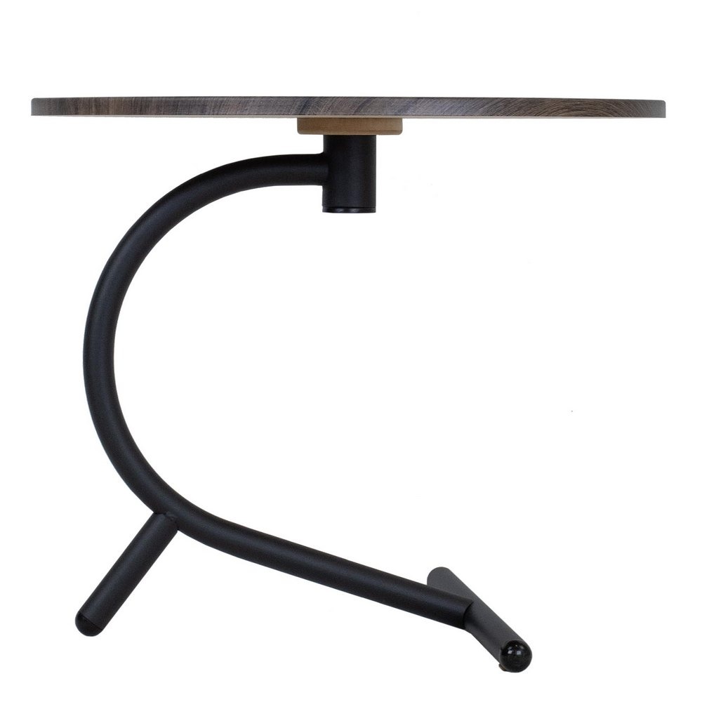 Стол журнальный Дуэт 14 дуб маррон/черный