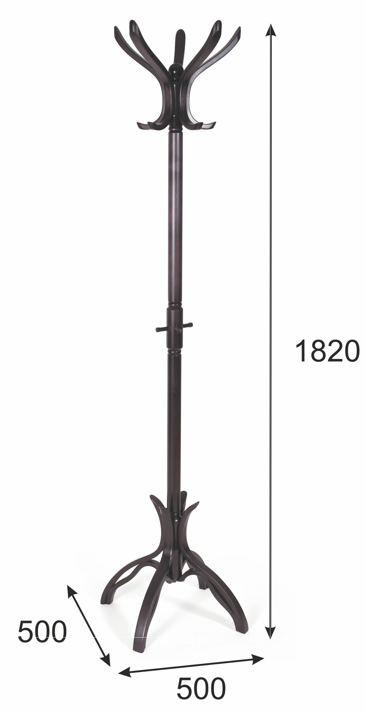 Вешалка напольная В 12Н венге