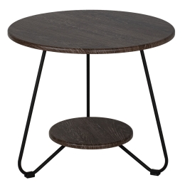 Стол журнальный BeautyStyle 38 дуб шоле коричневый/черный