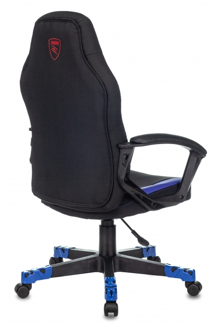 Кресло игровое Zombie 10 черный/синий