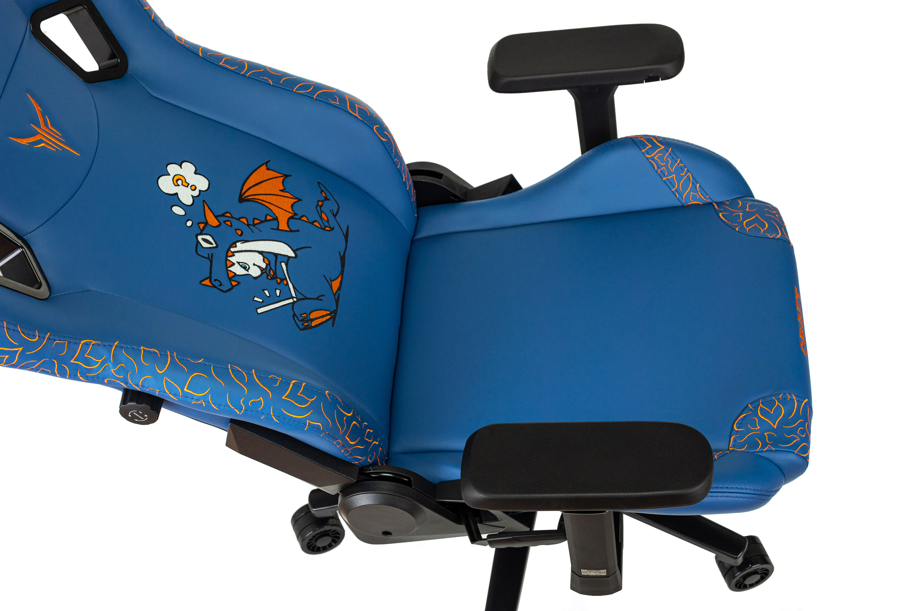 Кресло игровое Knight Craft Dragon синий