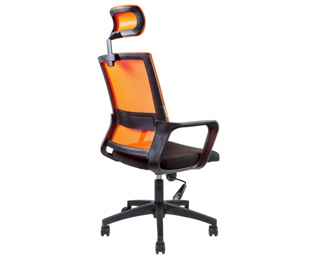 Офисное кресло эконом Бит Оранжевый