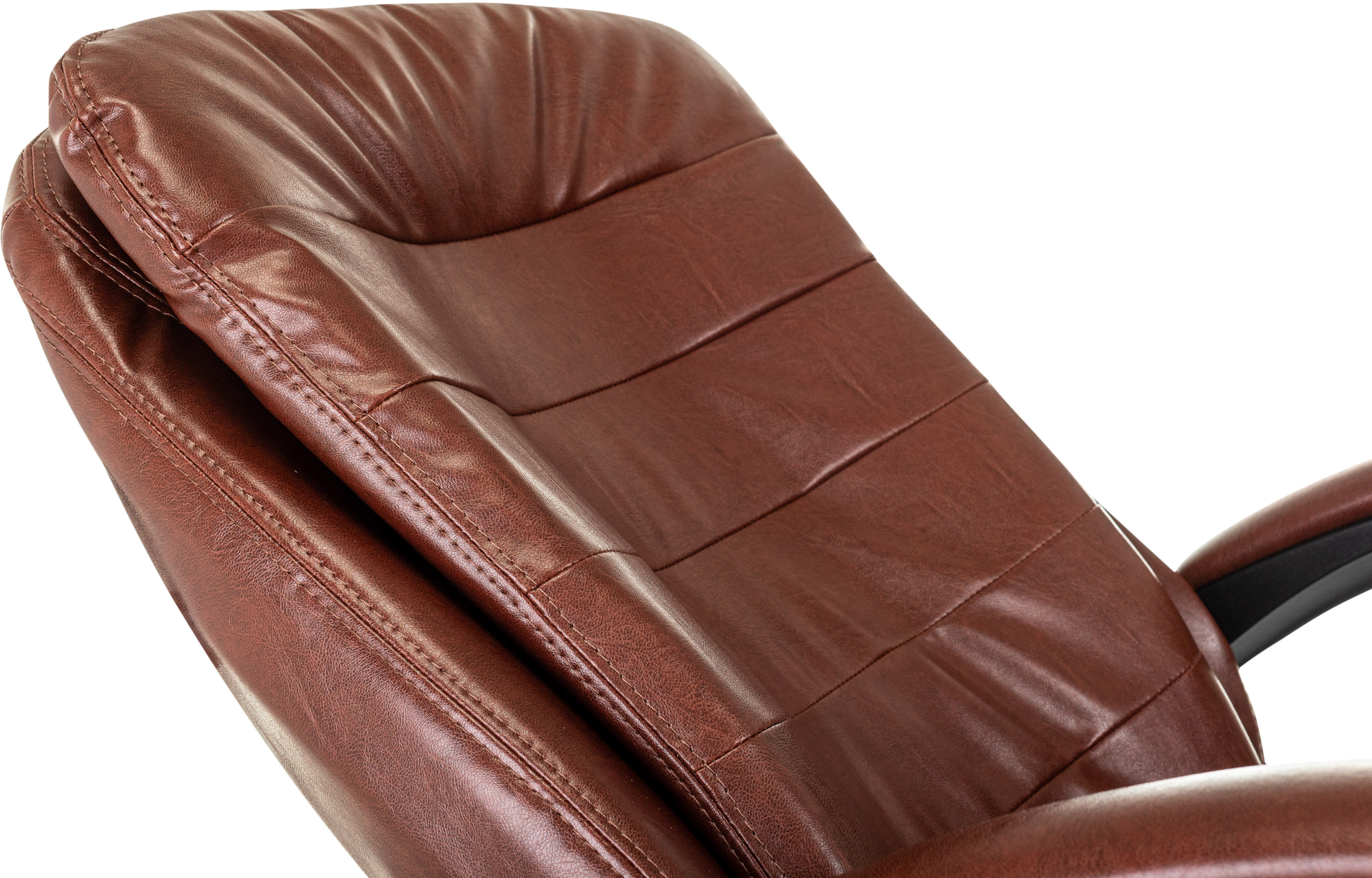 Кресло руководителя Бюрократ T-9950MSG-F/BROWN-PU