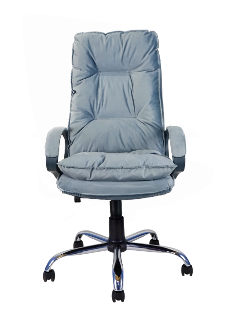 Кресло КР85 серо-голубой