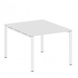 Переговорный стол (1 столешница) на П-образном м/к 100 METAL SYSTEM БП.ПРГ-1.1 Белый