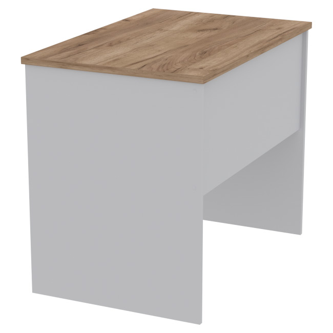 Офисный стол СТ-41 цвет Серый+Дуб Крафт 90/60/76 см