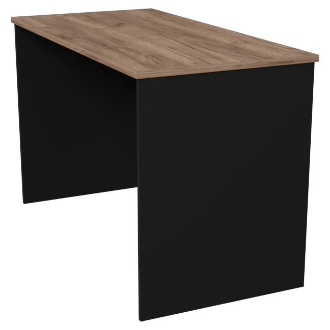 Стол для офиса СТ-47 цвет Черный + Дуб Крафт 120/60/76 см