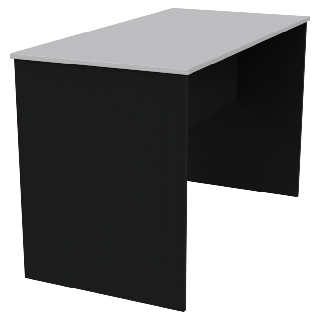Cтол переговорный СТС-3 цвет Черный+Серый 120/60/75,4 см