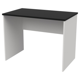 Офисный стол СТ-45 цвет Белый + Черный 100/60/76 см