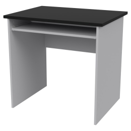 Компьютерный стол СК-27 цвет Серый+Черный 80/60/76 см