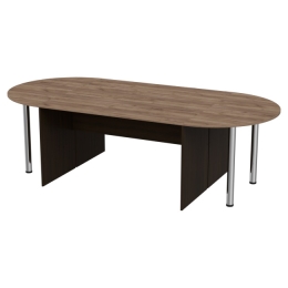 Стол для переговоров составной 260/120 цвет Венге+Дуб Крафт 260/120/76 см
