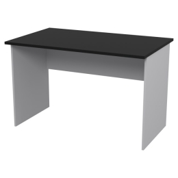 Офисный стол СТ-9 цвет Серый-Черный 120/73/76 см