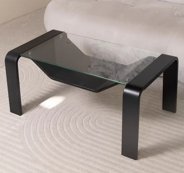 Стол журнальный Гурон 1 Чёрный матовый