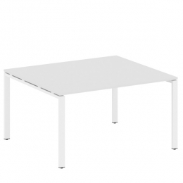 Переговорный стол (1 столешница) на П-образном м/к 140 METAL SYSTEM БП.ПРГ-1.3 Белый
