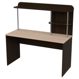 Компьютерный стол СК-11 Венге+Дуб 140/60/141 см