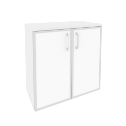 Шкаф низкий широкий O.ST-3.2 R white Белый бриллиант 80/42/823