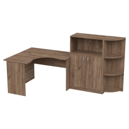 Комплект офисной мебели КП-10 цвет Дуб Крафт