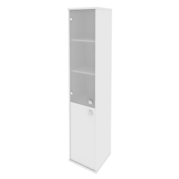Шкаф высокий узкий Л.СУ-1.2 (L) Белый