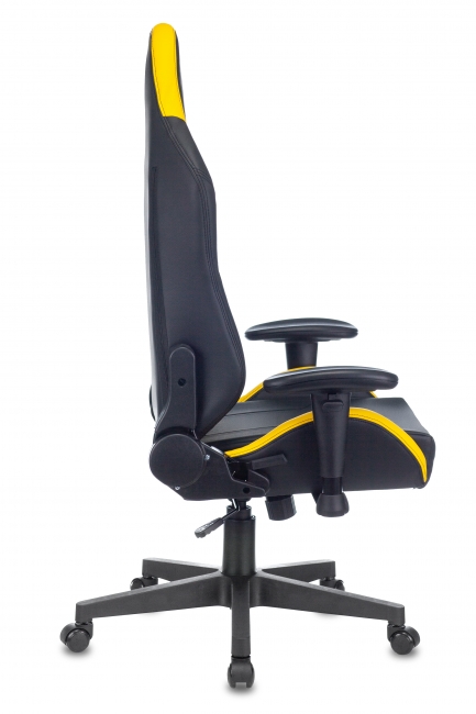 Кресло игровое Zombie HERO CYBERZONE PRO черный/желтый