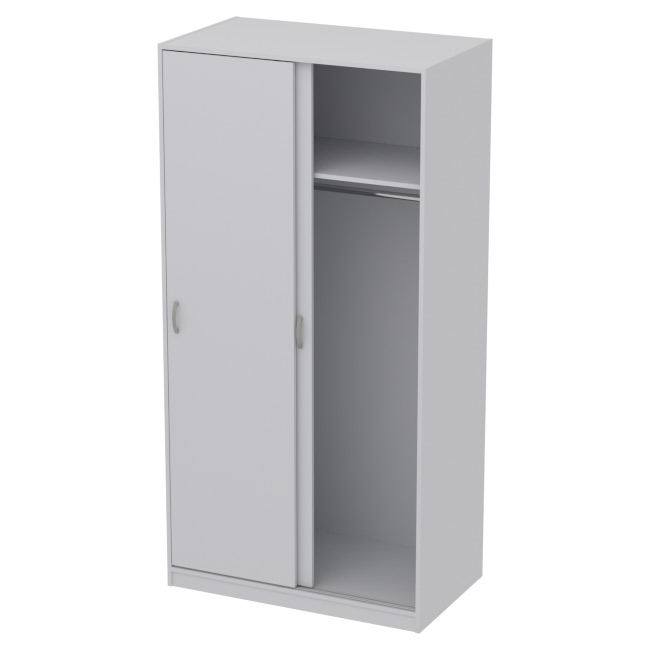 Шкаф для одежды ШК-2 Цвет Светло Серый 100/58/200 см