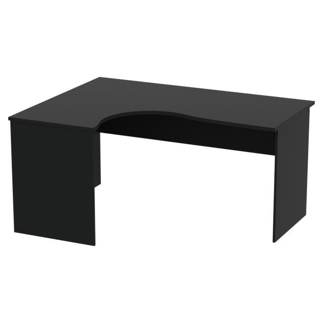 Стол для офиса СТУ-П цвет Черный 160/120/76 см