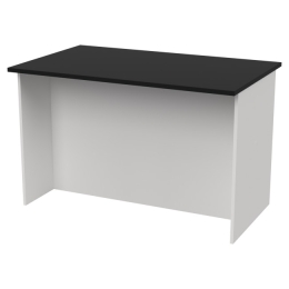 Переговорный стол СТСЦ-9 цвет Белый+Черный 120/73/76 см