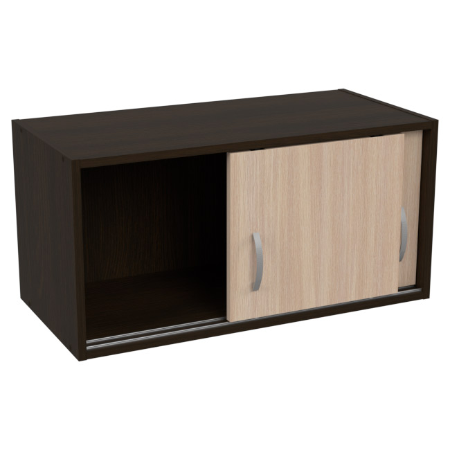 Антресоль АН-02 цвет Венге+Дуб 77/37/38 см