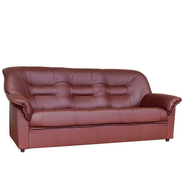 Офисный диван трехместный V-100 коричневый 190/87/82