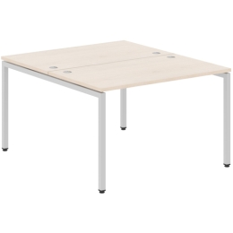 Стол офисный двойной XTEN-S XWST 1214 Алюминий Бук Тиара