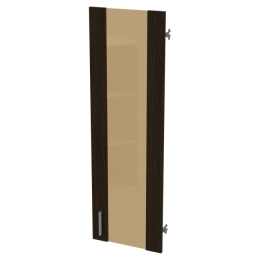 Дверь в рамке ДВ-62+С-28М Венге стекло тон. бронза 36,5/1,6/113,1