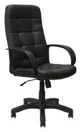 Кресло КР70 экокожа черная