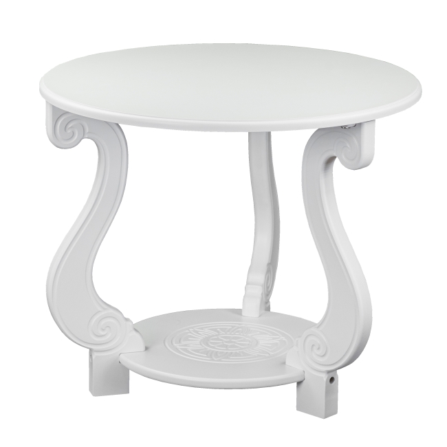 Стол журнальный Грация М ЛАЙТ белый