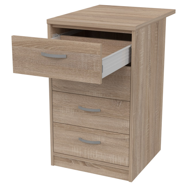 Приставная тумба ТС-27+С29 цвет Дуб Сонома 45/60/76 см