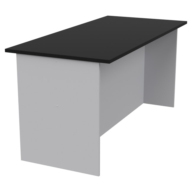 Переговорный стол СТСЦ-10 цвет Серый+Черный 160/73/76 см