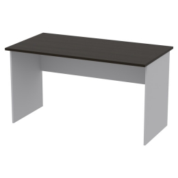 Офисный стол СТ-48 цвет Серый + Венге 140/73/76 см