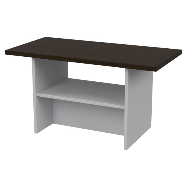 Журнальный стол СТК-17 цвет Серый+Венге 80/40/43 см
