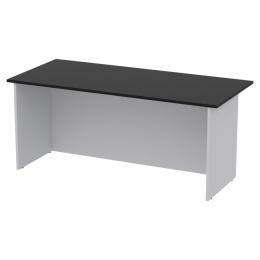 Стол руководителя СТР-18 цвет Серый+Черный 180/80/76 см