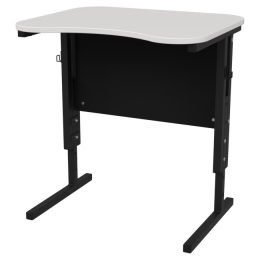 Заказать в Москве Парта школьная одноместная ЭРГО цвет Белый+Чёрный ПЭ-1 60/50/51-75 см Парта школьная одноместная ЭРГО цвет Белый+Чёрный ПЭ-1 60/50/51-75 см