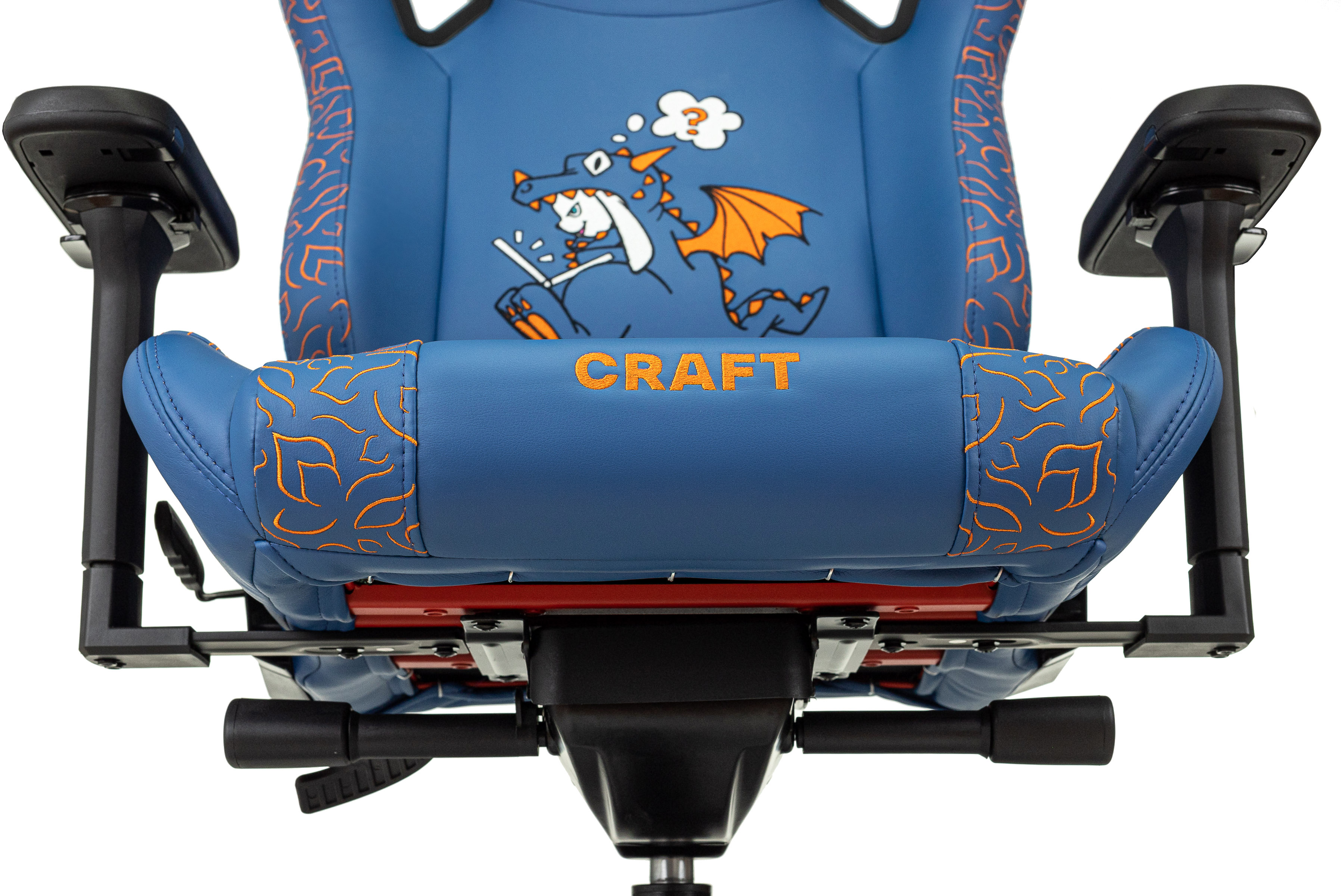 Кресло игровое Knight Craft Dragon синий