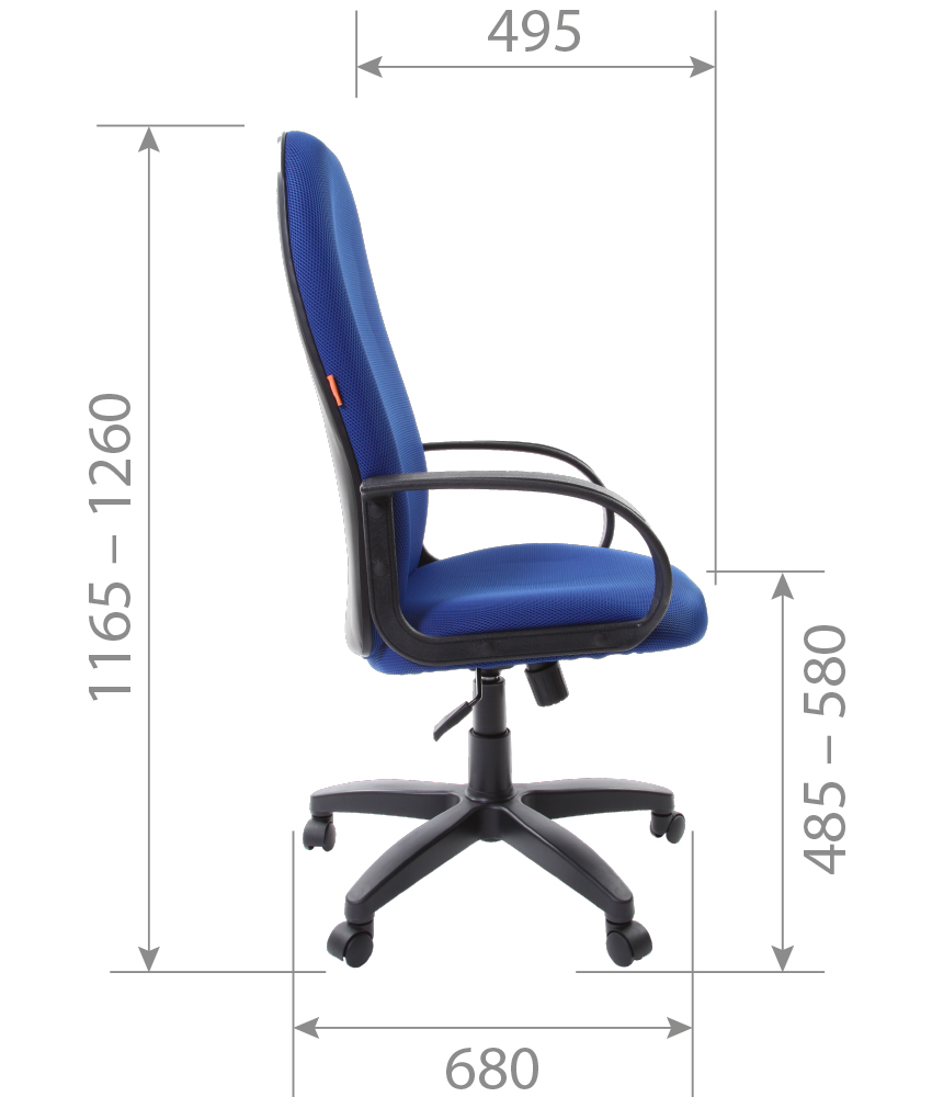 Кресло CHAIRMAN 279 ткань TW серый