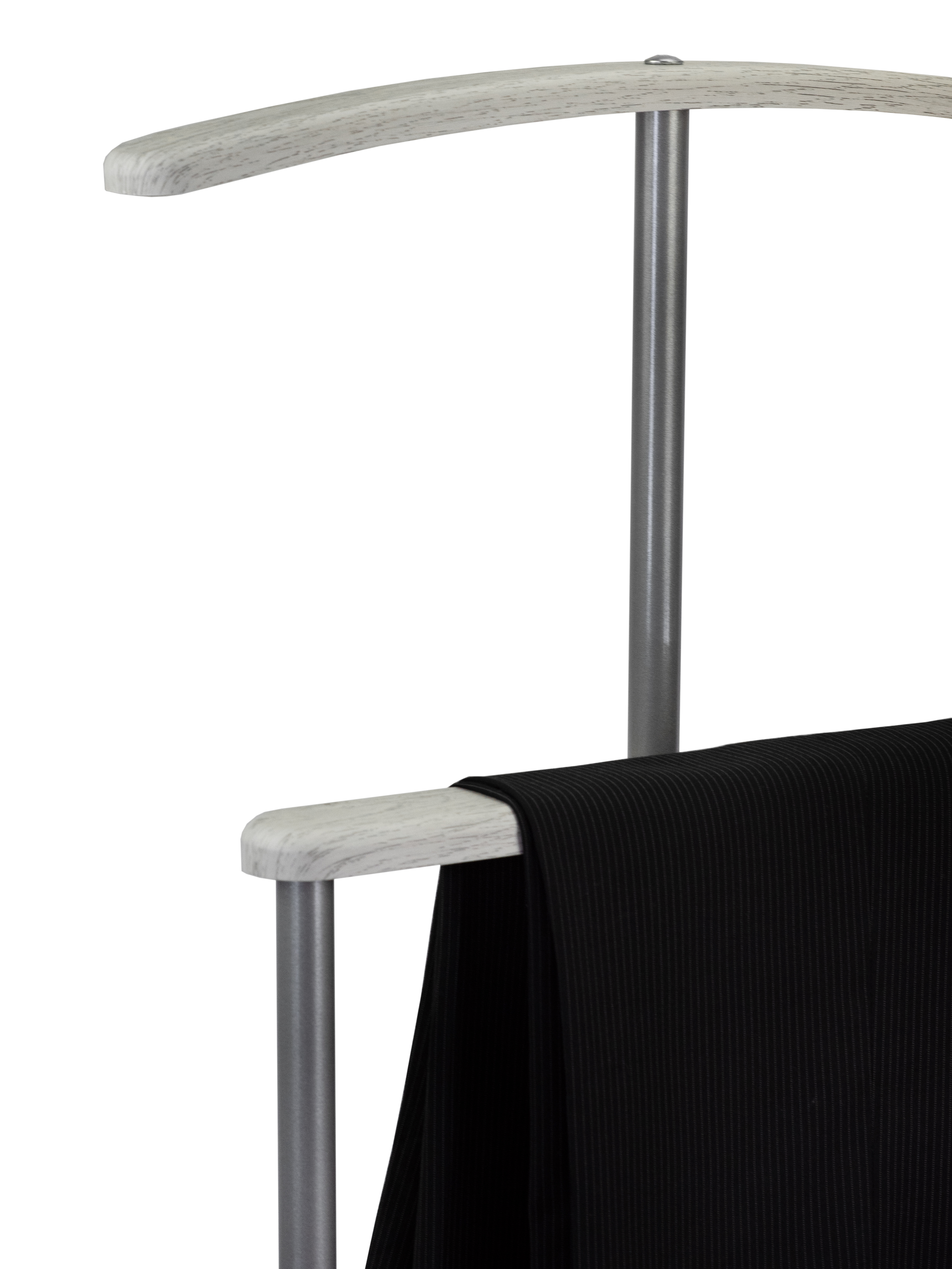 Вешалка костюмная Дэви 1 металлик/дуб дымчатый