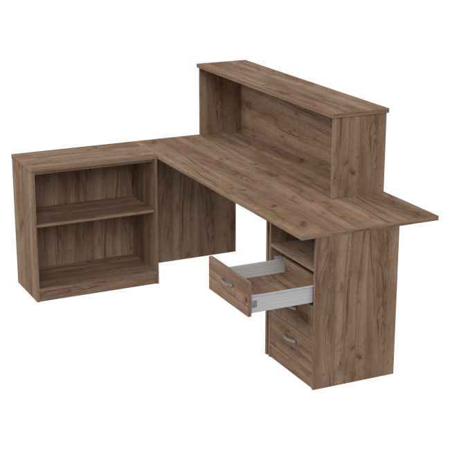 Комплект офисной мебели КП-12 цвет Дуб крафт