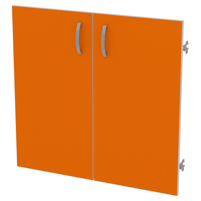 Двери низкие ДВ-42 Оранж+Серый