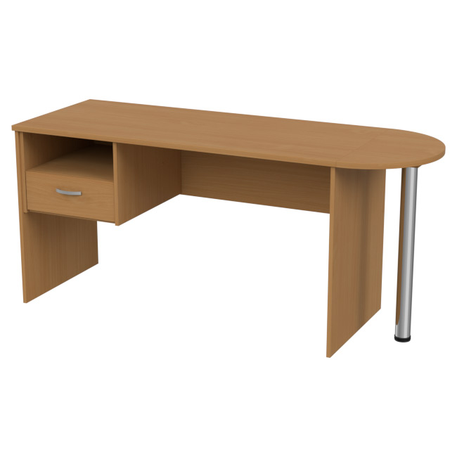 Стол с приставкой КП-1 цвет Бук Бавария
