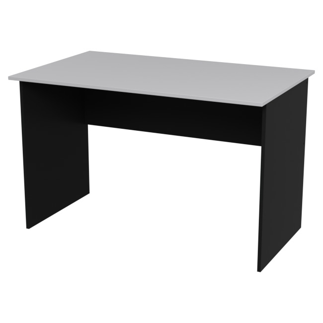 Стол для офиса СТ-4 Черный + Серый 120/73/75,6